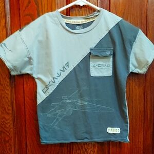 Kids Gray Graphic T-Shirt